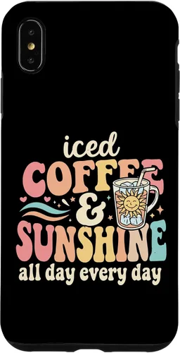 Vista 11 de Iced Coffee and Sunshine Funny Summer Case for iPhone 17