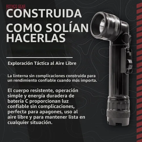 Vista 2 de Rothco 488: Linternas de estilo militar C-Cell