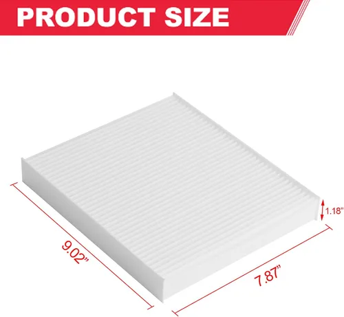 Vista 4 de CY08221P - Filtro de aire de cabina compatible con Kenworth T680 T880 Peterbilt 567 579 Cummins ISX ISXG Reemplazo # X1987001 PA30093 AF55839 PA4405