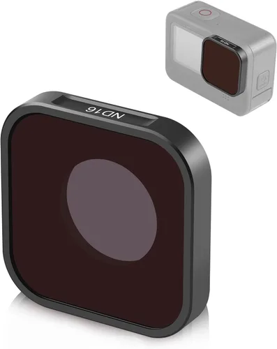 Vista 11 de PULUZ Filtro de lente ND8 para GoPro Hero11 / Hero11 Mini / HERO10 / HERO9 Kit de filtro de lente de densidad neutra negro lente protectora estándar
