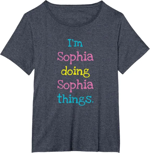 Vista 47 de Sophia - Camiseta con texto personalizado para niñas