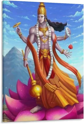 Vista 94 de Póster artístico con texto en inglés «Lord Shiva And His Family» («Lord Shiva And His Family») - Póster decorativo moderno para decorar la pared