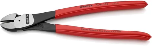 Vista 2 de KNIPEX - 74 01 250 Herramientas SBA - Cortadores diagonales de alto apalancamiento (7401250SBA), 10 pulgadas alicates de corte lateral