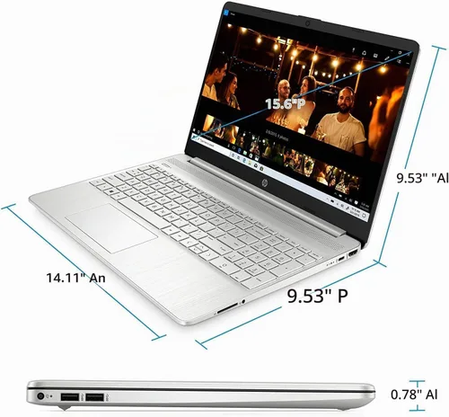 Vista 6 de HP Computadora portátil, pantalla táctil Full HD de 15.6", Intel Core i7-1165G7, 16 GB de RAM, SSD PCIe de 1 TB, teclado retroiluminado, lector