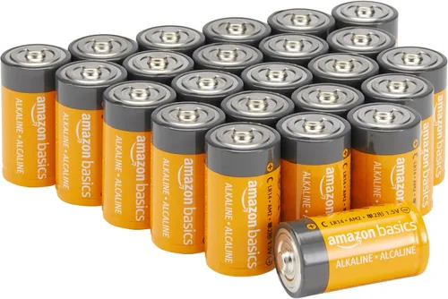 Vista 7 de Amazon Basics Paquete de 4 pilas alcalinas multiusos de celda C, 1.5 voltios, 5 años de vida útil