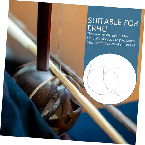 Vista 6 de SUPVOX 15sets Full Erhu Strings Wire Core Wire High Resonance Comfortable Hand Feel Erhu Accessories
