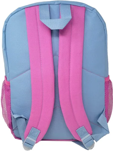 Vista 7 de Fast Forward Peppa Pig - Mochila de 16 pulgadas con bolsa de almuerzo aislada desmontable para niñas, mochila Peppa Pig para niñas