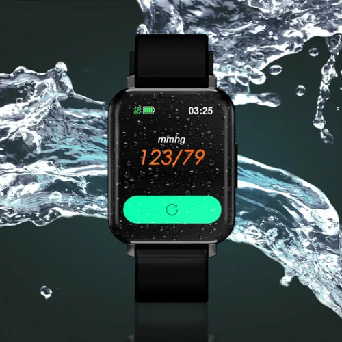 Vista 5 de Spade & Co Health Smartwatch 2 - Monitor de salud y fitness con temperatura corporal, oxígeno en sangre, monitoreo de frecuencia cardíaca
