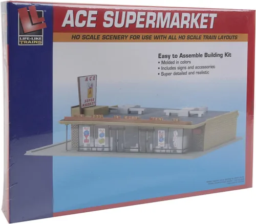 Vista 6 de Life-Like Trains Kits de construcción a escala HO - Ace Super Market