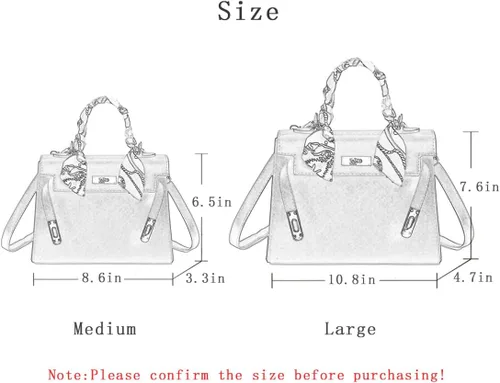 Vista 2 de Bolsos cruzados de cuero de lujo con asa superior para mujer, diseño de moda