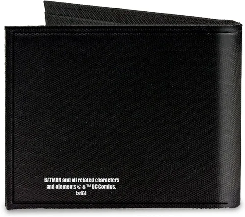 Vista 2 de buckle-down lona portafoliosEl Joker para el presidente sello NegroW accesorio