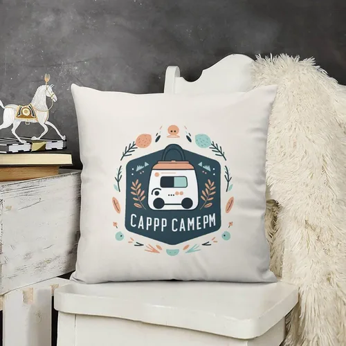 Vista 10 de Fundas de almohada estilo campista con diseño de casa rural, estilo campista, estilo vintage, cuadrada, para sofá, sala de estar, dormitorio