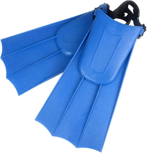 Vista 9 de Aletas de natación para niños, 1 par de aletas cortas de buceo para niños, aletas de entrenamiento de natación ajustables de PVC, aletas ligeras