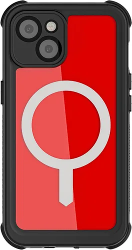 Vista 7 de Ghostek NAUTICAL - Funda impermeable para iPhone 14 con protector de pantalla, clip para cinturón, compatible con MagSafe, protección extremadamente