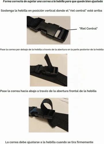 Vista 2 de Cinturón de seguridad de repuesto, negro
