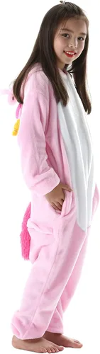 Vista 5 de ATOZ Onesie for Kids, Animal Pajamas Halloween Cosplay Costume for Girls Boys