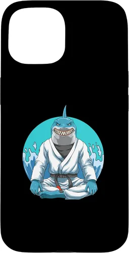 Vista 6 de iPhone 12 Pro Max Jiu Jitsu Shark con Gi - Estuche de agarre y judo