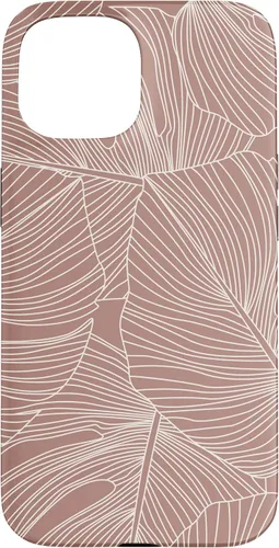 Vista 6 de Modern Minimal Neutral Tropical Monstera Leaf (Terracotta) Case for iPhone 17