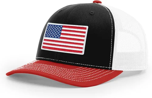 Vista 268 de Joe's USA Richardson 112 - Gorras de camionero con parche gráfico personalizado - Gorras estructuradas de cinco y seis paneles Richardson Premium