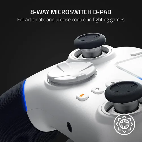 Vista 4 de Razer Wolverine V2 Pro Wireless Gaming Controller for PlayStation 5 PS5 PC HyperSpeed Wireless - Mecha-Tactile Action Buttons - 8-Way Microswitch