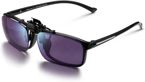 Vista 5 de Pilestone TP-047 Lens E - Gafas de color ciegas con clip para ceguera azul y amarilla