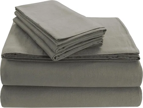 Vista 26 de Tribeca Living FL170EDPCSTCAS Fundas de almohada suaves de franela de algodón de 170-GSM, Cashmere, Estándar