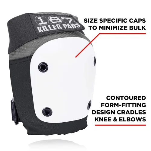 Vista 2 de 187 Killer Pads Paquete combinado de rodilleras, coderas, gris, XS