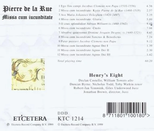 Vista 2 de Pierre de la Rue Missa cum iucunditate