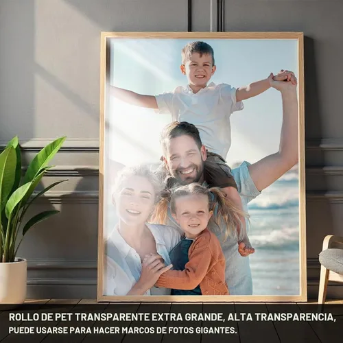 Vista 7 de Beeveer - Rollo de plástico transparente para manualidades