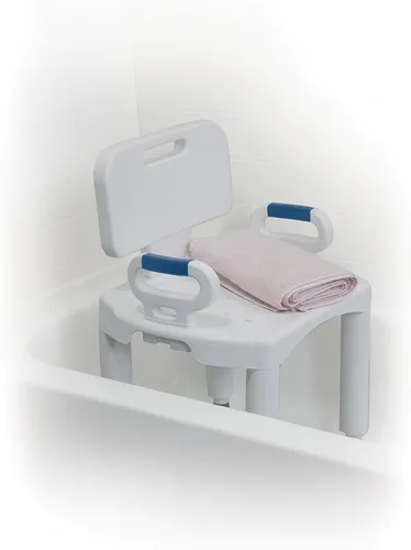 Vista 9 de Silla de ducha Drive Medical de serie Premium con respaldo y brazos
