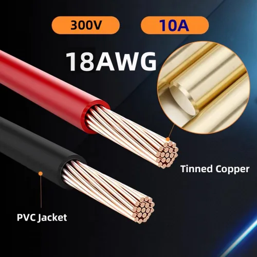 Vista 2 de xiwai XT30 Enchufe hembra a hembra 18AWG Cable de extensión Conector de carga para batería RC Estación de energía portátil Panel solar de 1.6 pies