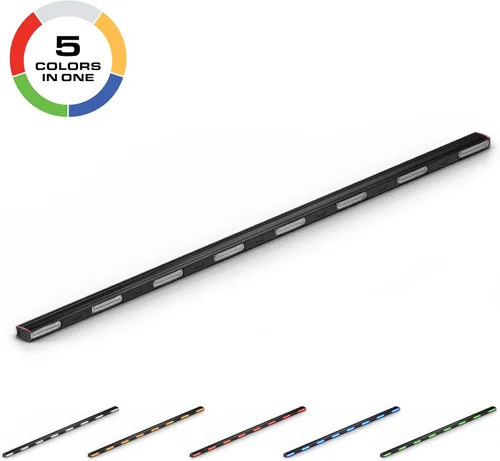 Vista 2 de Feniex Quantum Rocker Panel Color único Módulos programables rojo-azul-ámbar-blanco-verde 216 LED, LED súper brillante de 3 W, clase SAE 1