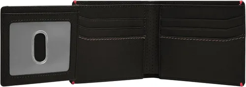Vista 48 de Fossil Billetera plegable de cuero para hombre con ventana de identificación abatible para hombres
