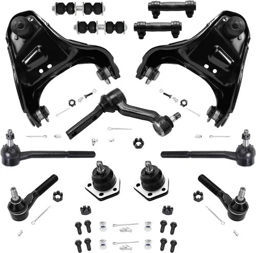 Vista 112 de Detroit Axle - Kit de extremo delantero para Hyundai Sonata XG350 XG300 Kia Optima, 2 brazos de control superiores con juntas de bola, 2 brazos