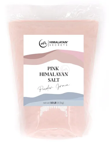 Vista 4 de Himalayan Secrets Sal de roca rosa, tamaño a granel, grano grueso, 10