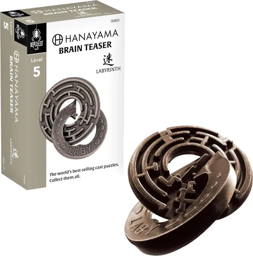 Vista 12 de BePuzzled Rompecabezas de metal para el cerebro Dial de Hanayama con calificación Mensa Nivel 5, para mayores de 12 años