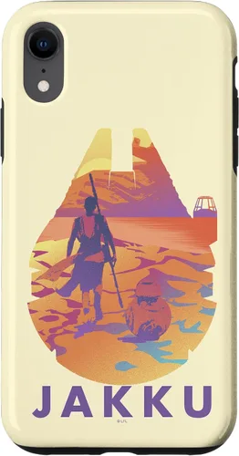 Vista 10 de Funda de relleno para iPhone 15 Star Wars Jakku Millennium Falcon