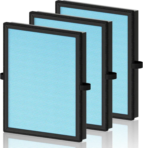 Vista 15 de MK04 Filtro de aire de repuesto para purificador de aire Aroeve MK04 MG04JH, filtro H13 True HEPA de 4 en 1 de carbón activado de alta eficiencia