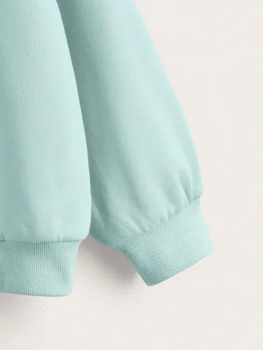 Vista 3 de Floerns Sudadera de manga larga con estampado de letras para niñas
