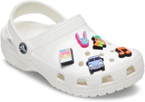 Vista 2 de Crocs Jibbitz - Paquete de 5 dijes modernos para zapatos Jibbitz, Funky Road Trip
