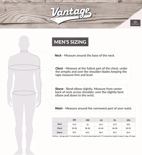 Vista 6 de Vantage Apparel Chaleco acolchado con cremallera completa para hombre