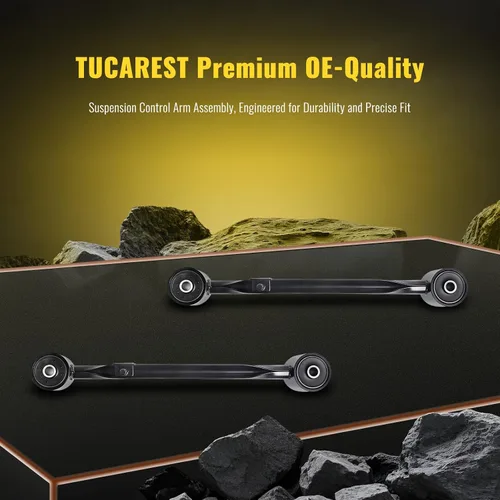 Vista 3 de TUCAREST 2 piezas K660155 (sin suspensión de nivel de aire) Conjunto de brazo de control superior trasero compatible con Bu-ick Rainier/Chevy SSR