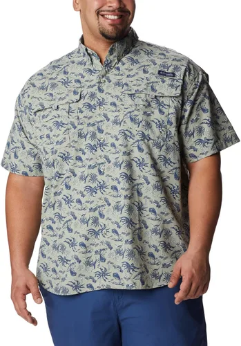 Vista 6 de Columbia PFG Super Bahama Camisa de manga corta para hombre, transpirable, con protección UV
