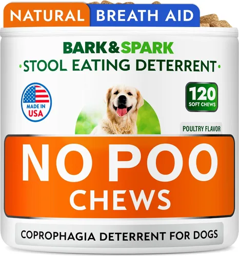 Vista 12 de BARK&SPARK NO Poo Treats - Evita el consumo de caca de perro - Tratamiento