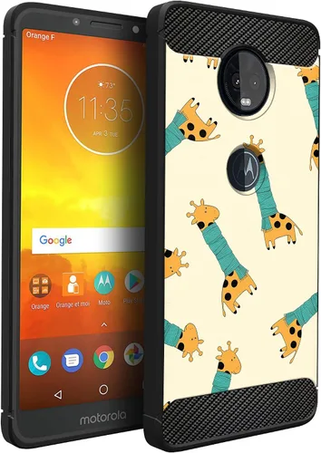 Vista 28 de CasesOnDeck - Funda compatible con Motorola Moto Z4 / Moto Z4 Play, funda de diseño de Moto Z4 Play, delgada, flexible, elegante, protección contra