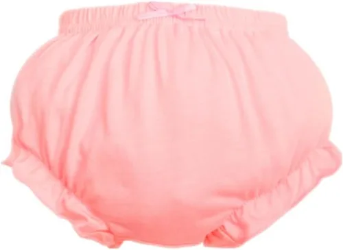 Vista 2 de Fundas de pañales para niñas recién nacidas, de algodón suave, con volantes, ropa interior para niños pequeños