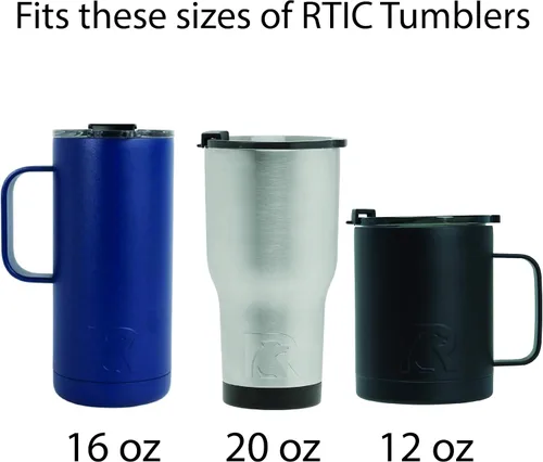 Vista 5 de Paquete de 3 sellos o juntas para el nuevo modelo de tapas de vaso RTIC (12/16/20 onzas)