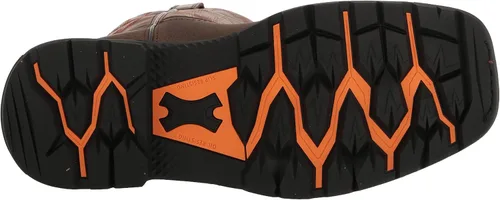 Vista 4 de ARIAT BMVY9 - Botas de trabajo impermeables para hombre, color marrón oscuro/marrón envejecido, 10.5 de ancho Marrón Oscuro/Marrón Desgastado