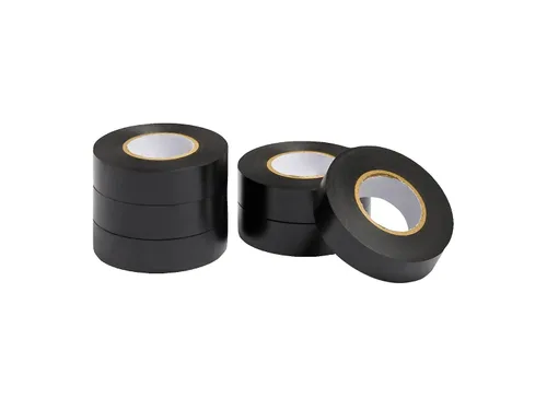 Vista 2 de Amazon Basics Cinta adhesiva eléctrica, para bricolaje en el hogar, reparaciones, electricidad, automoción y equipo, paquete de 6, 3/4 pulgadas por