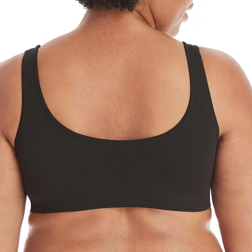Vista 5 de Hanes Brasier sin varillas acogedor para mujer, brasier de cobertura completa, brasier sin costuras